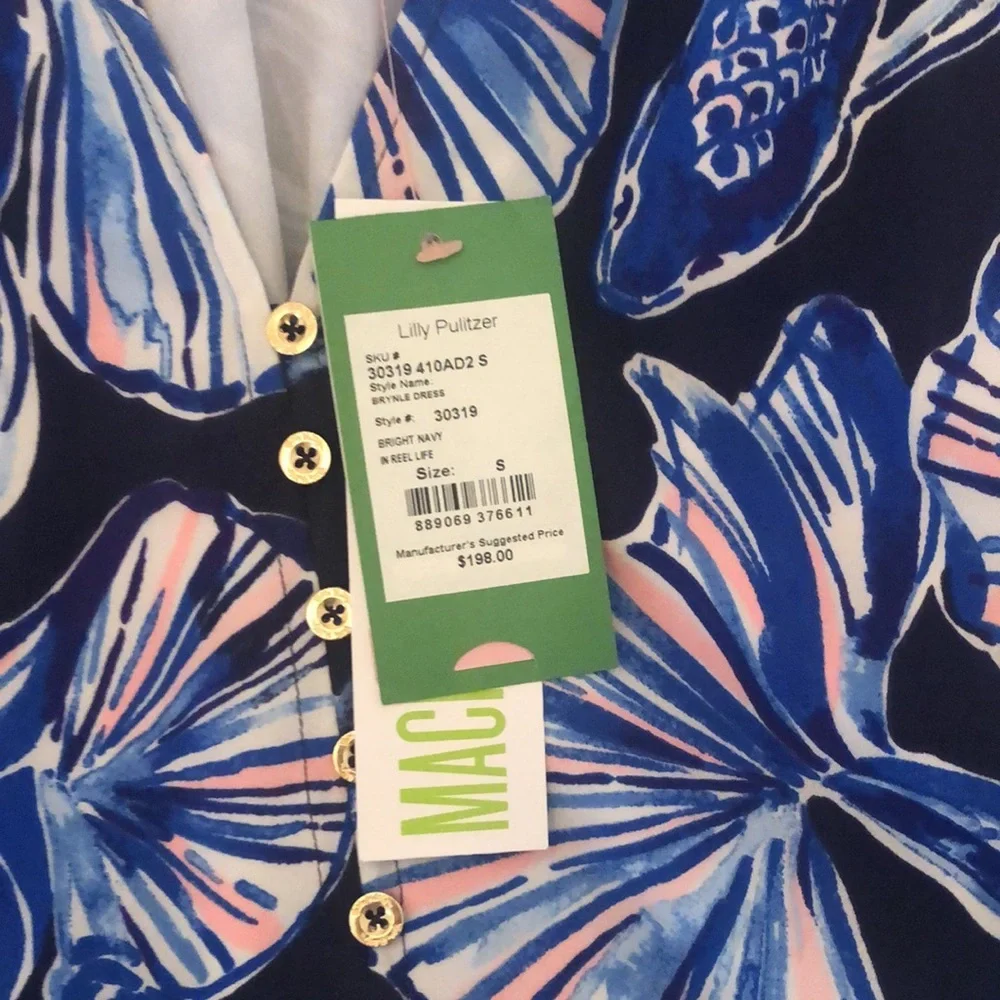 NWT Lilly Pulitzer In Reel Life Brynle Dress - Picture 8 of 9